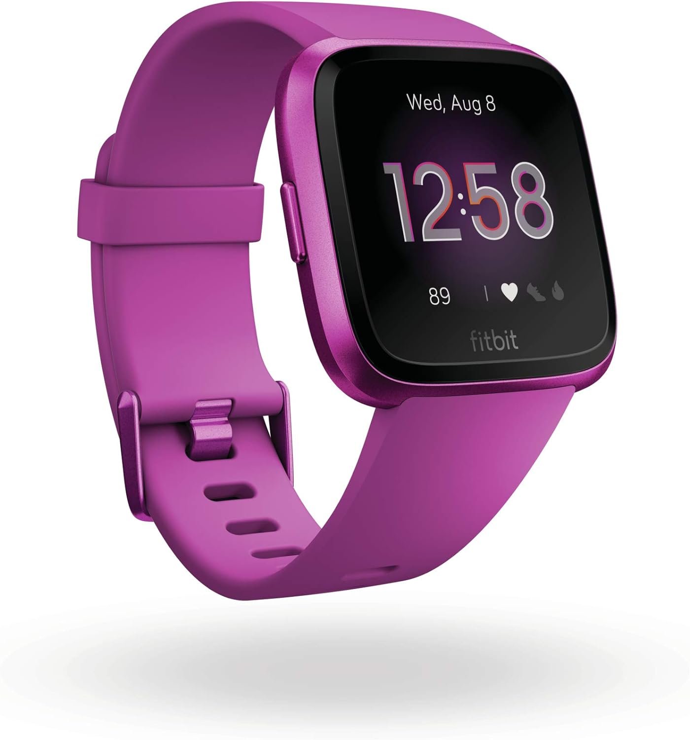 Fitbit Versa Lite Edition Smart Watch, One Size (S and L Bands Included), 1 Count