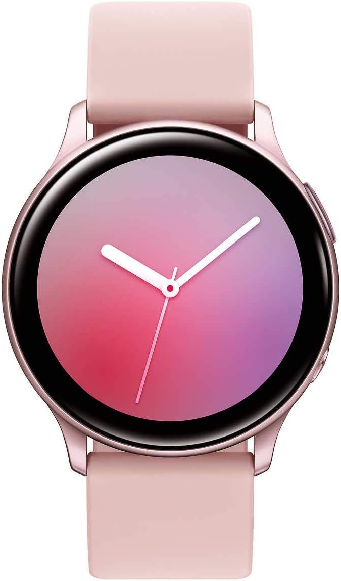 SAMSUNG Galaxy Watch Active 2 (40mm, GPS, Bluetooth) Smart Watch with Advanced Health Monitoring, Fitness Tracking, and Long lasting Battery, Pink Gold (Renewed)