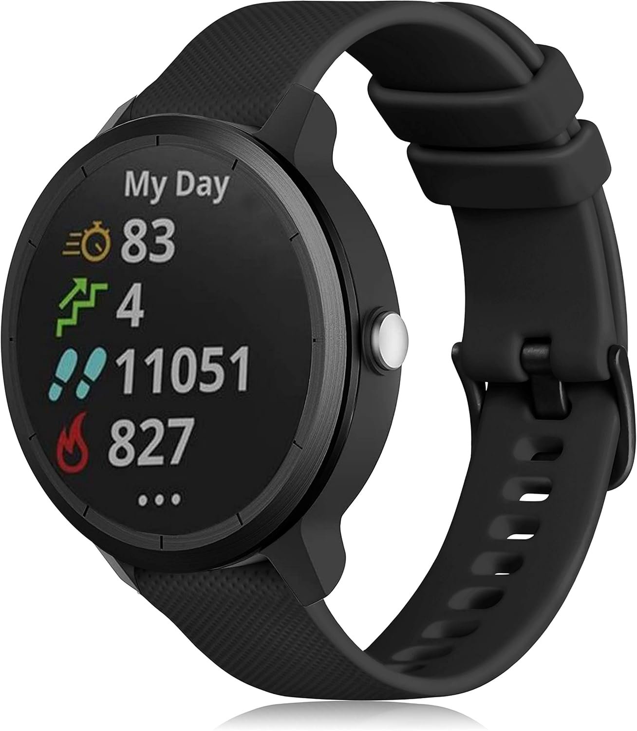 GEAK Compatible with Garmin Vivoactive 3 Band/Vivoactive 3 Music Watch Band/Forerunner 245/645/Vivomove HR Band,20mm Soft Silicone Replacement Bands for Galaxy Active 2/Galaxy Watch 42mm Smart Watch