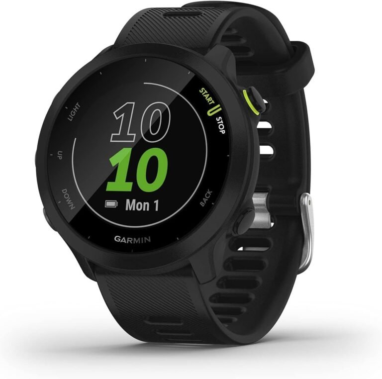 Garmin Forerunner 55 GPS Running Smartwatch Review: A Runner’s Guide to Accuracy and Performance