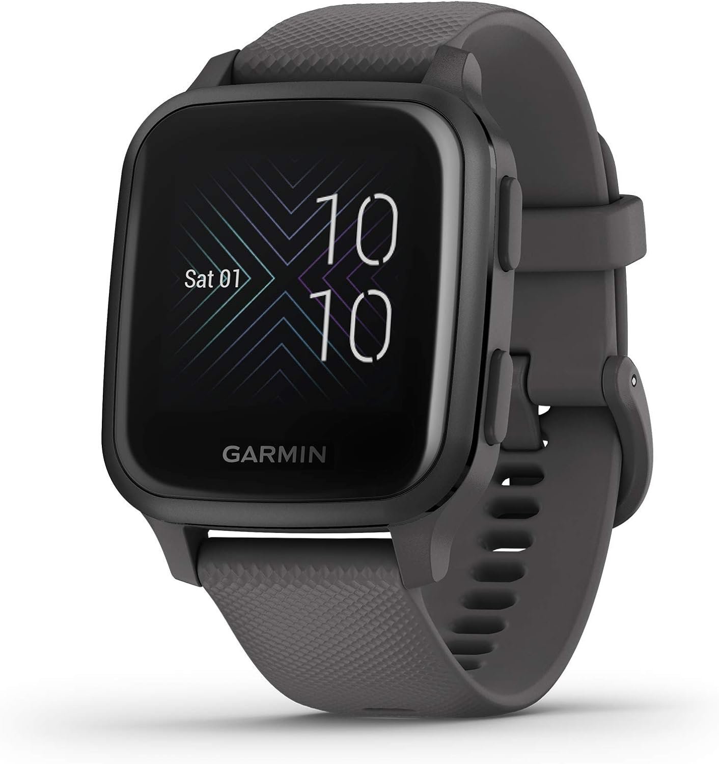 Garmin Venu Sq Music, GPS Smartwatch with Bright Touchscreen Display, Features Music and Up to 6 Days of Battery Life, Black (Renewed)