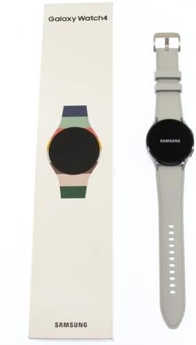 SAMSUNG Electronics Galaxy Watch 4 40mm Smartwatch with ECG Monitor Tracker for Health Fitness Running Sleep Cycles GPS Fall Detection Bluetooth US Version, Silver (Renewed)