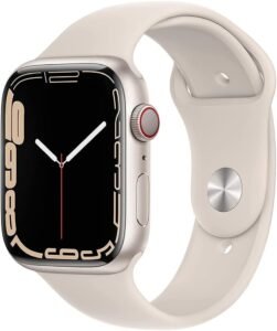 Apple Watch Series 7 (GPS + Cellular, 45 MM) Renewed – Cutting-Edge Health Monitoring & Stylish Design