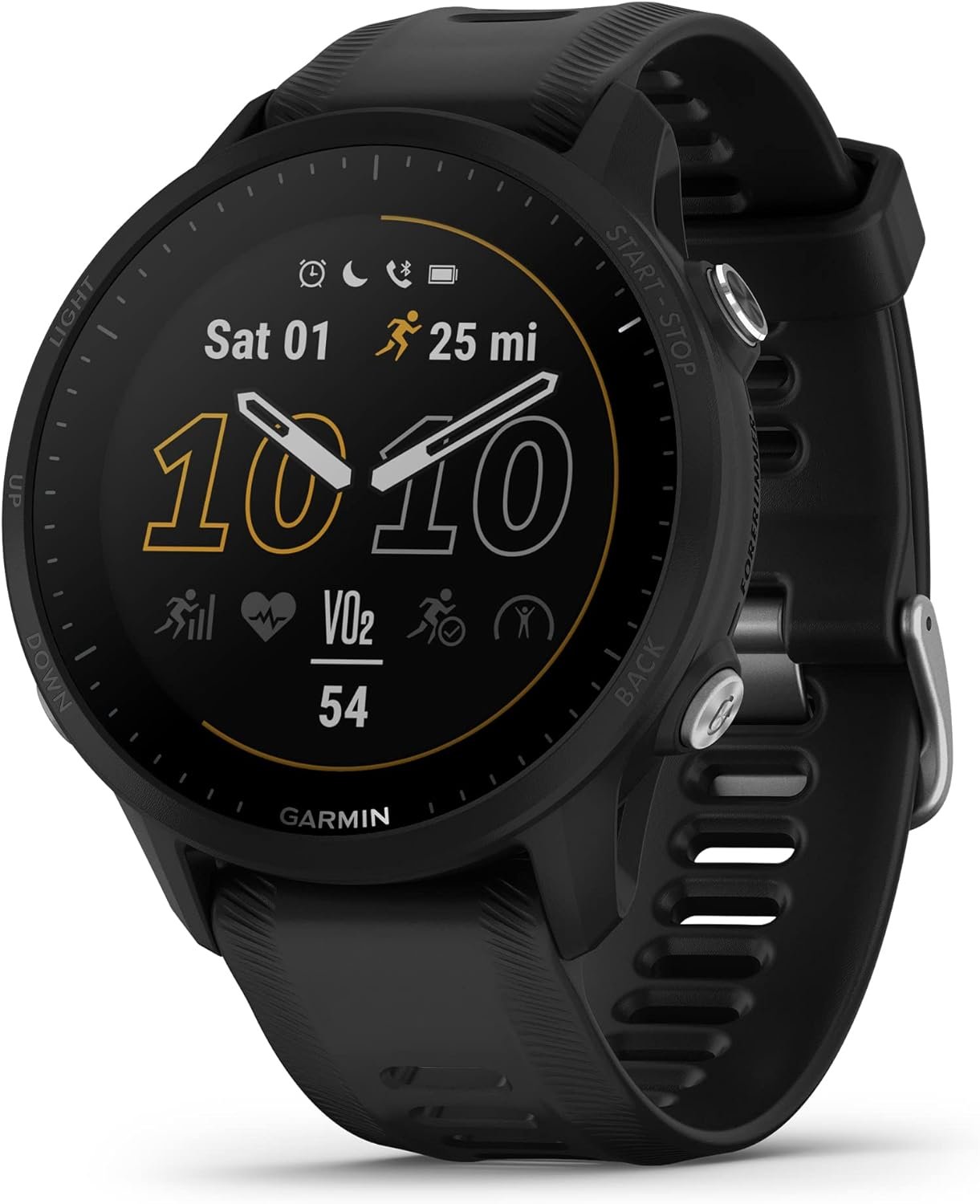 Garmin 010-02638-10 Forerunner® 955, GPS Running Smartwatch, Tailored to Triathletes, Long-Lasting Battery, Black