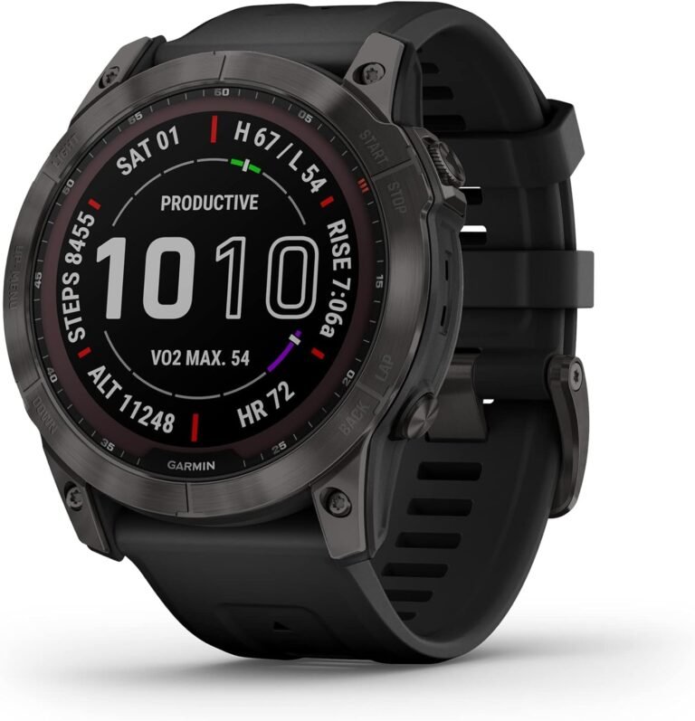 Garmin Fenix 7X Sapphire Solar Smartwatch Review: Outdoor GPS Tracking for 2026