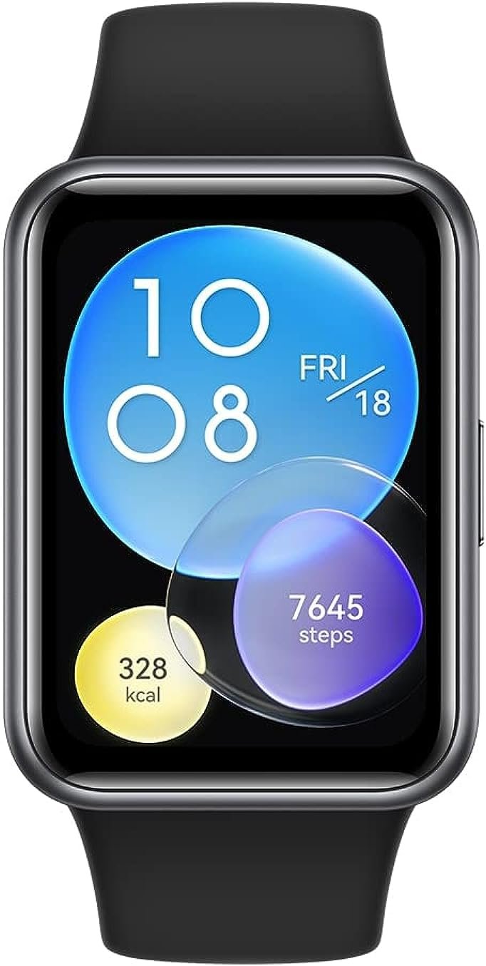 HUAWEI Watch FIT 2 Smartwatch, 1.74-inch Display, Bluetooth Calling, Up to 10 Days Battery Life, Quick-Workout Animations - (Black)