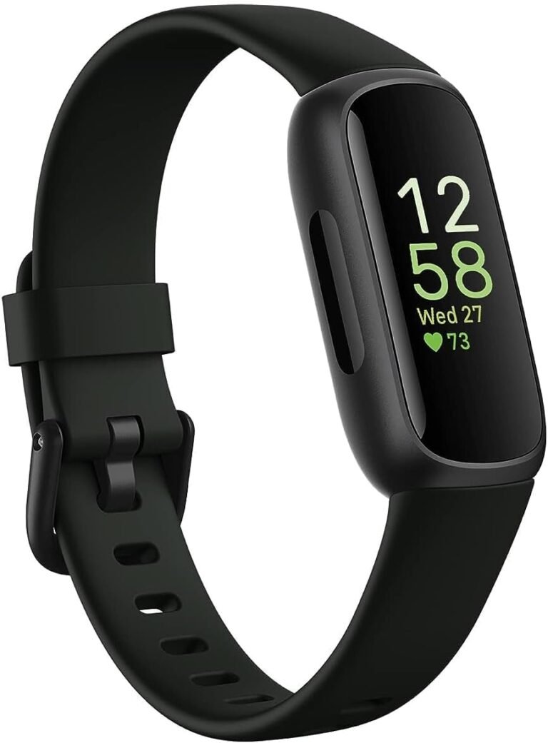 Fitbit Inspire 3 Fitness Tracker: Advanced Health Insights, 24/7 Heart Rate, Sleep & Stress Tracking