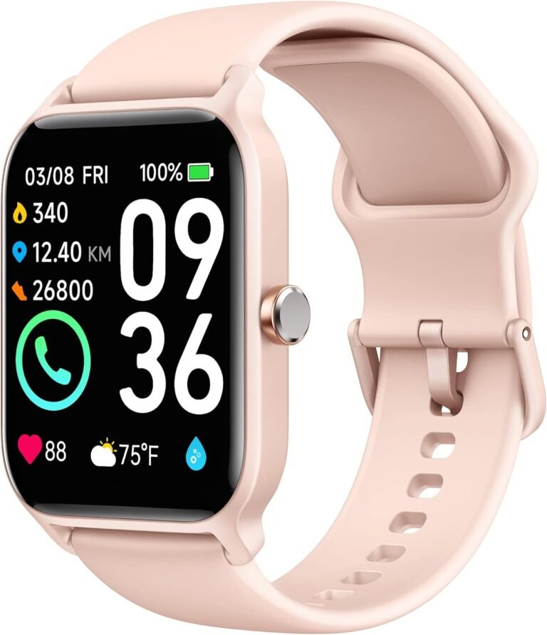 Smart Watch for Women with Alexa, 24-Hour Health Monitoring, and 100 Sports Modes