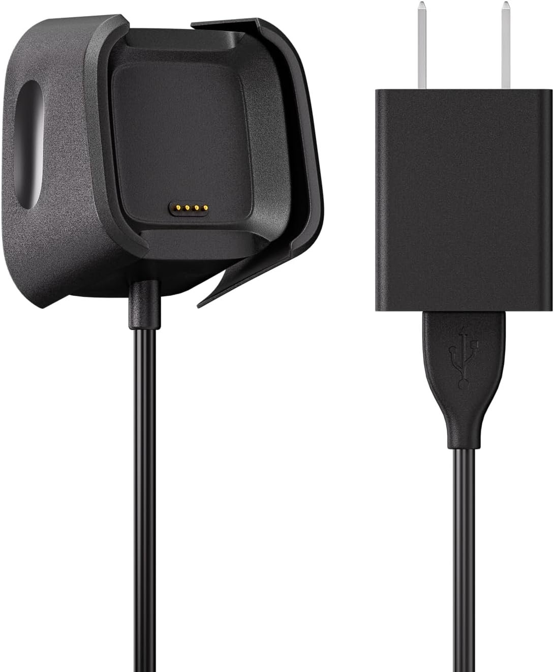 Charger for Fitbit Versa 2, Replacement Charging Cable Dock Cradle with USB Cord for Fitbit Versa 2 Smartwatch