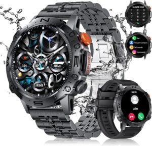 Military Smart Watch for Men | Rugged & Stylish Smartwatch