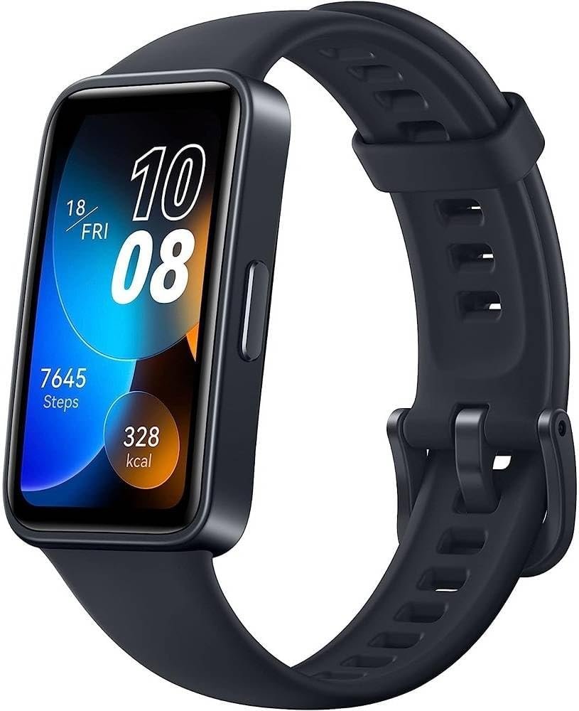 HUAWEI Watch Band 8 Smartwatch 1.47" AMOLED with Silicone Strap 14-Day Battery Life, Heart Monitoring, Waterproof – Midnight Black