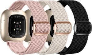 Braided Elastic Band for Fitbit Smart Watches: Style & Comfort Combined