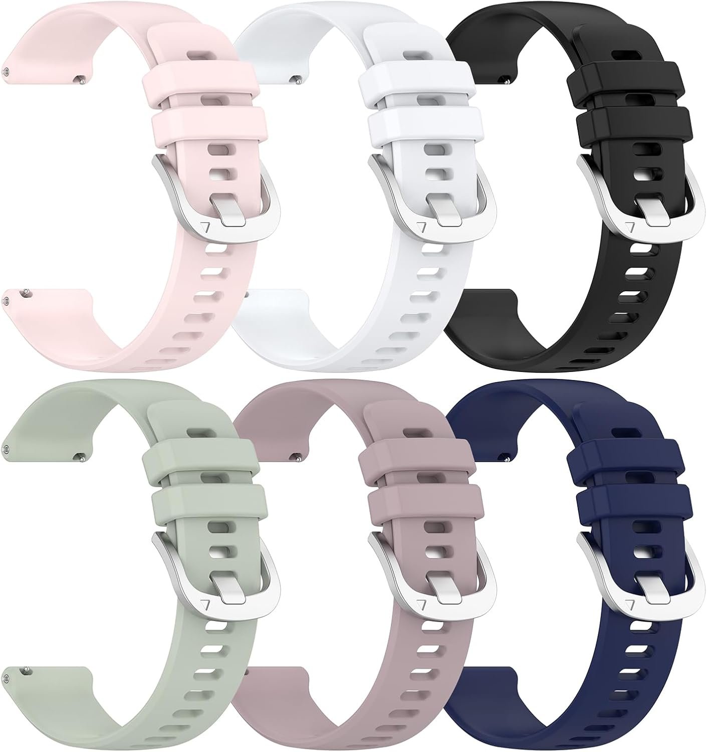 [6Pack] Watch GT4 41mm Band Compatible with Huawei Watch GT4 Band (Not for Watch GT4 46mm) Waterproof Sport Bands intended for Huawei Watch GT 4 41mm