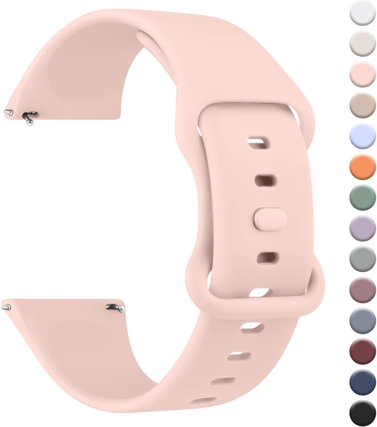 Vancle Bands Compatible with Garmin Vivoactive 4 Band/Garmin Venu 2 Bands/Garmin vivoactive 4 /Garmin Venu 2 /Garmin Forerunner 745/265/255/255 Music for Women Men