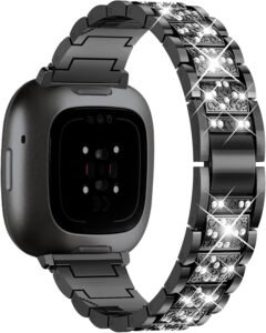 Glamour Metal Bands for Fitbit Versa – Elegant & Adjustable Accessories