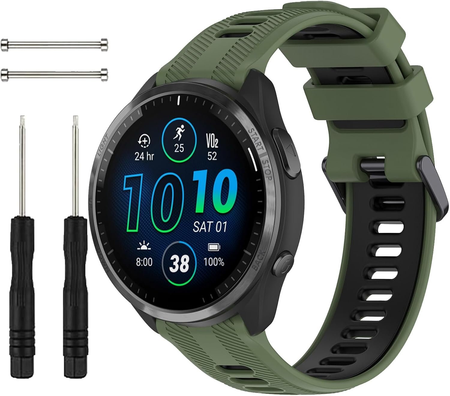 Replacement Band for Garmin Forerunner 945/935 Watch, Soft Silicone Strap for Garmin Forerunner 935 Running GPS Unit, Colorful Band for Garmin 945 Watch Women Men