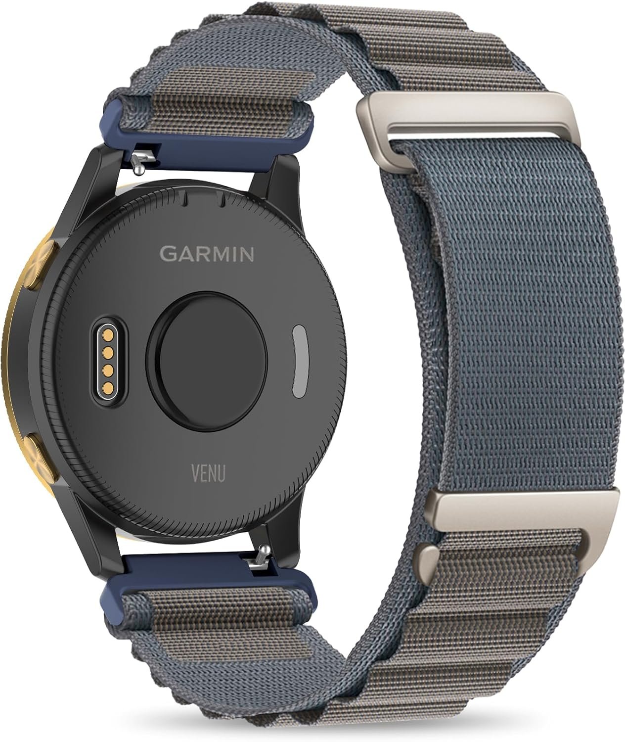 Alpine Loop Nylon 18mm 20mm 22mm Watch Bands Compatible with Garmin Venu 2S/3S/Vivoactive 4S/Forerunner 265S,Garmin Venu/Venu Sq/Forerunner 165/55/Vivoactive 5,Garmin Venu 2/3/Vivoactive 4 Men Women