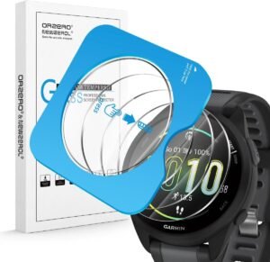 Orzero Tempered Glass Protector for Garmin Forerunner