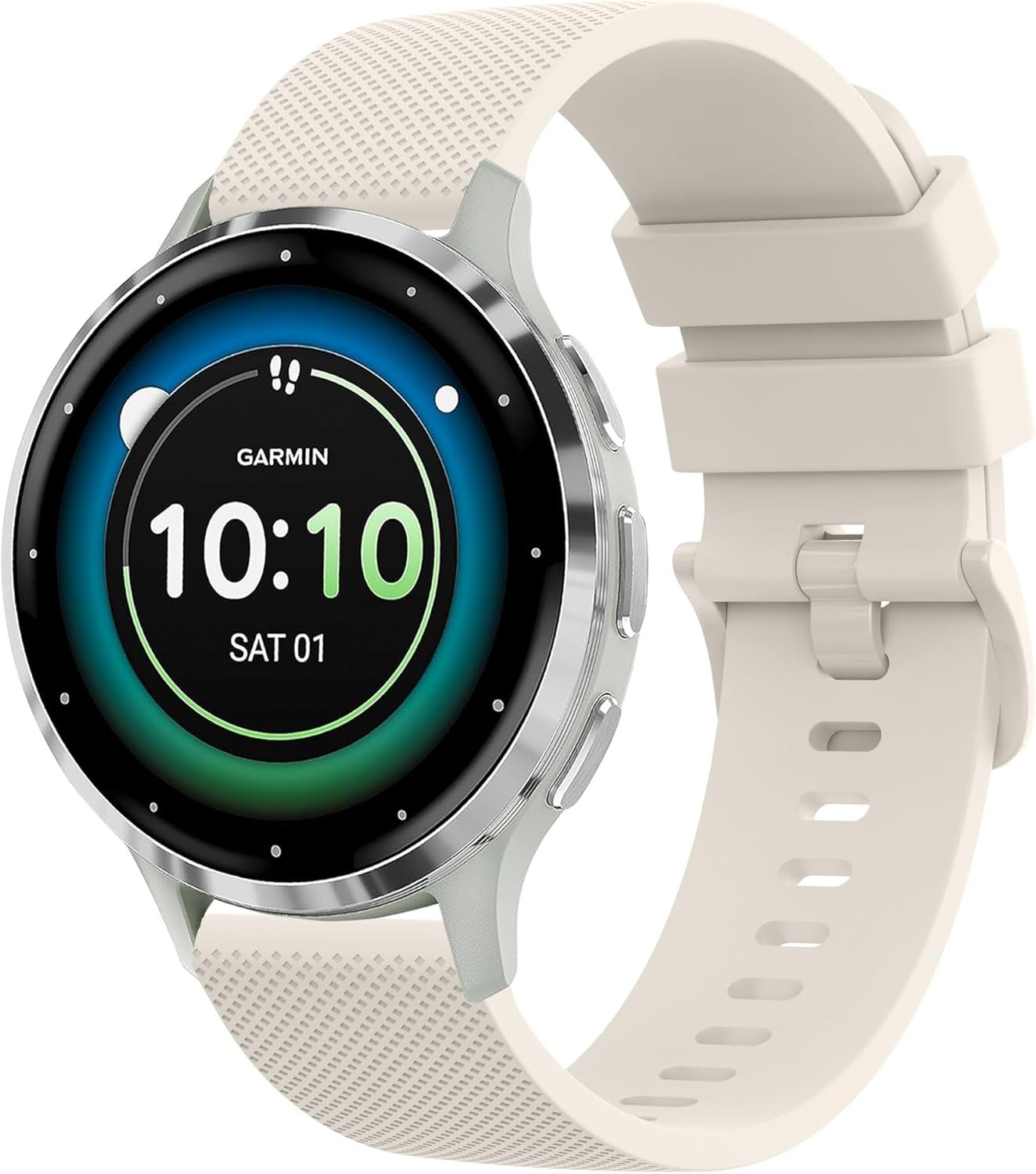 Vanjua Bands Compatible with Garmin Vivoactive 4 / Venu 3 / Venu 2 Watch Band Women Men, 22mm Soft Silicone Sport Replacement Strap for Garmin Vivoactive 4, Venu 3, Venu 2, Forerunner 745 / 265 / 255 Smart Watch