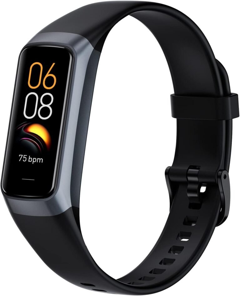 Fitness Tracker with 24/7 Health Monitoring and 1.1″ AMOLED Screen for 2026