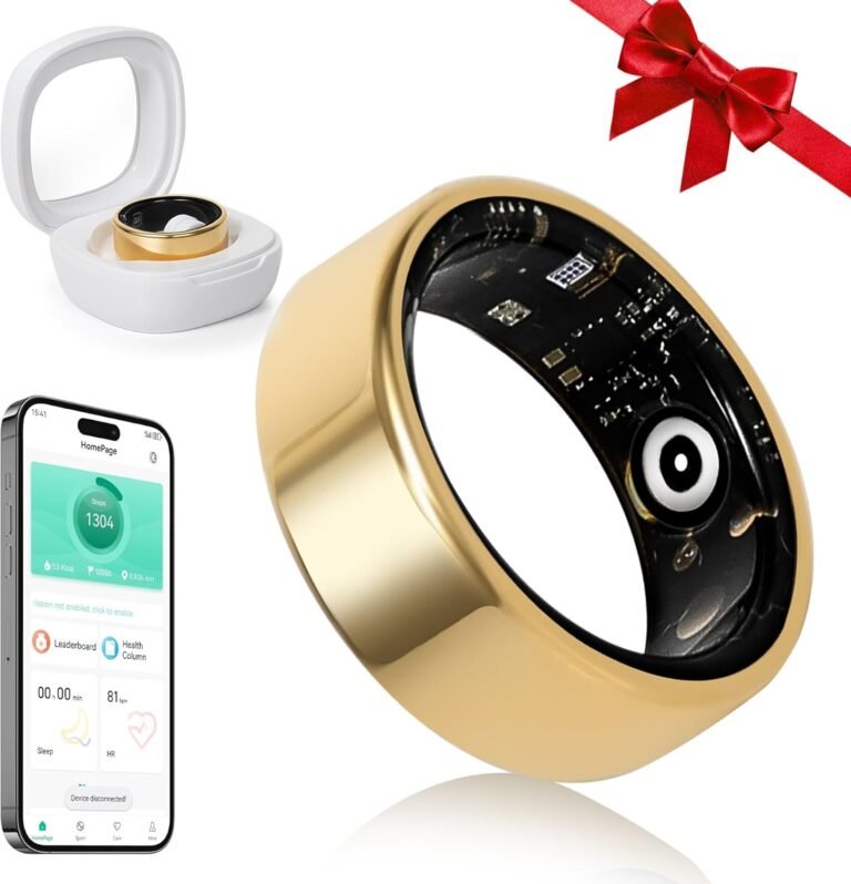 Smart Ring Fitness Tracker Review: Health Monitoring, Remote Photography, and All-in-One Design
