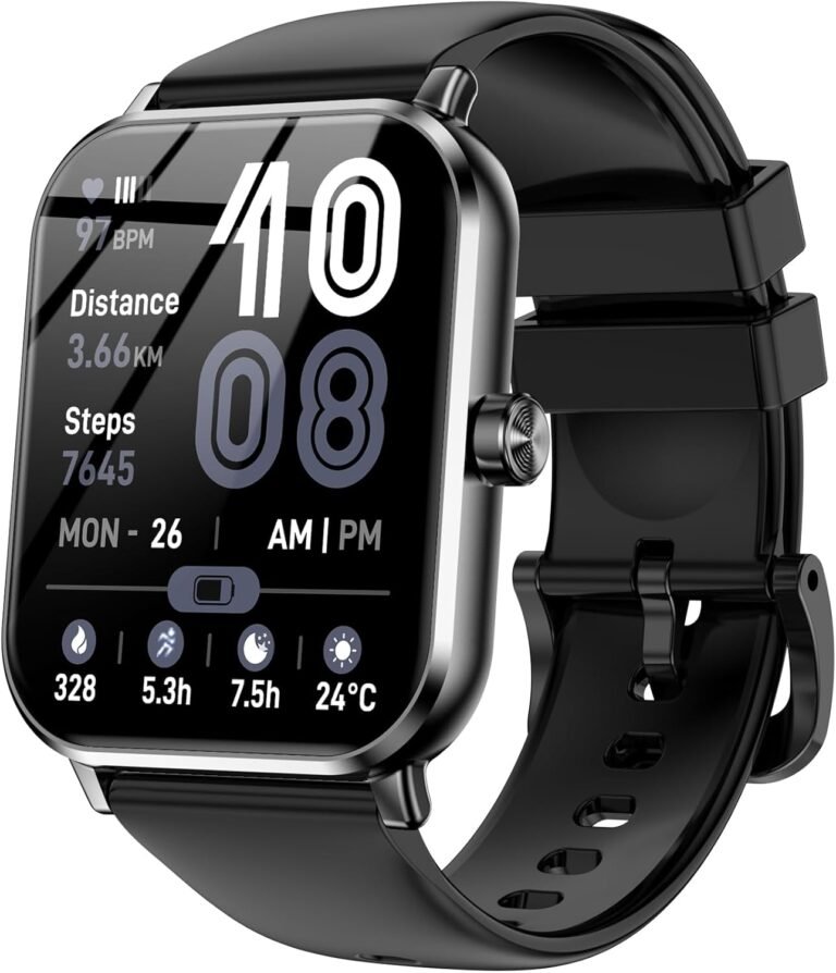 Smart Watch Review: 1.83” HD Fitness Tracker with 130+ Exercise Modes and 5 ATM Water Resistance