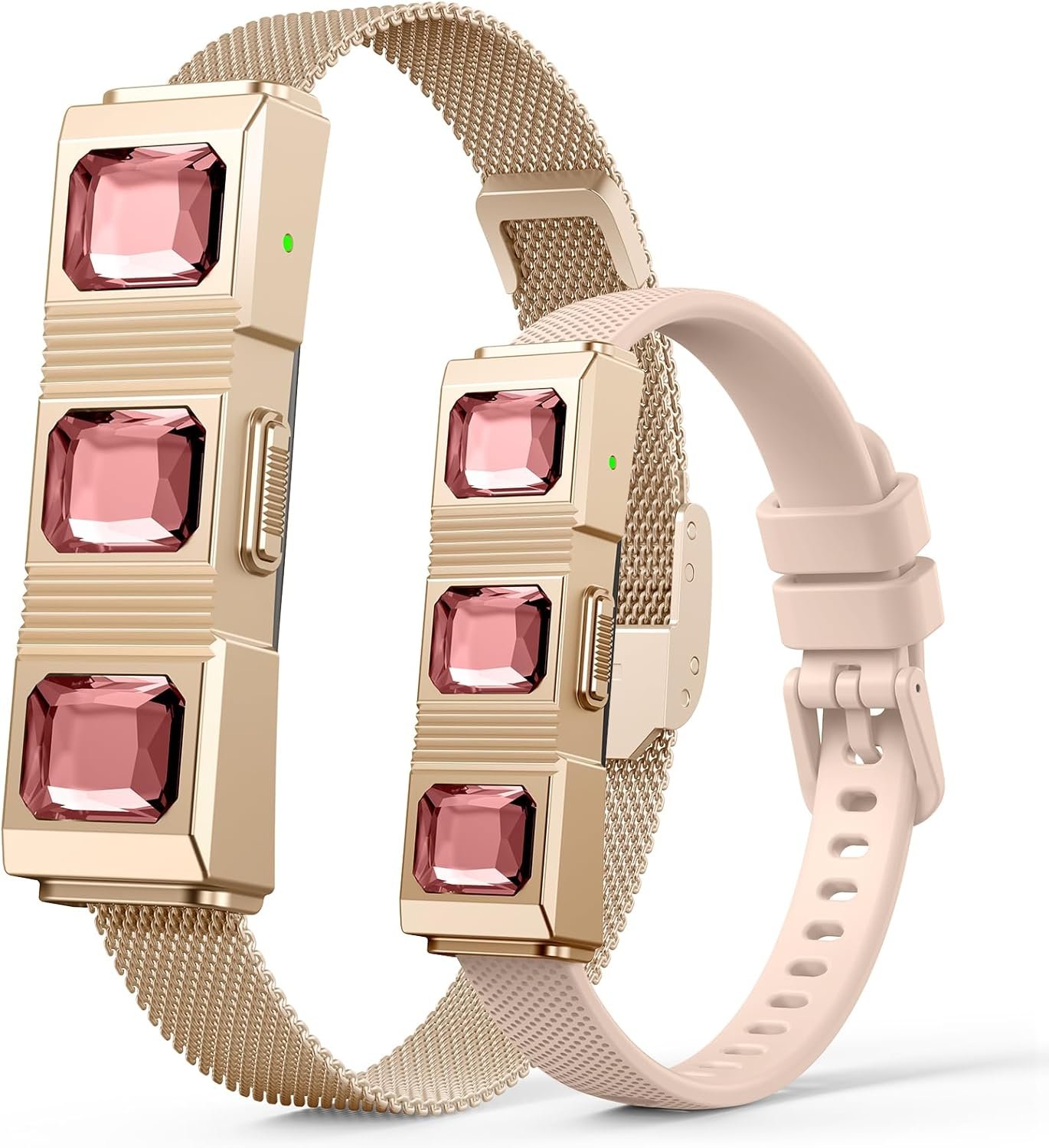 Smart Bracelet, Wearable Activity & Fitness Tracker Band, 24/7 Sleep Tracker, All-Day Continuous Heart Rate Blood Pressure Stress HRV Monitor, 170+ Sport Modes Smart Wristband with 2 Bands, Free APP