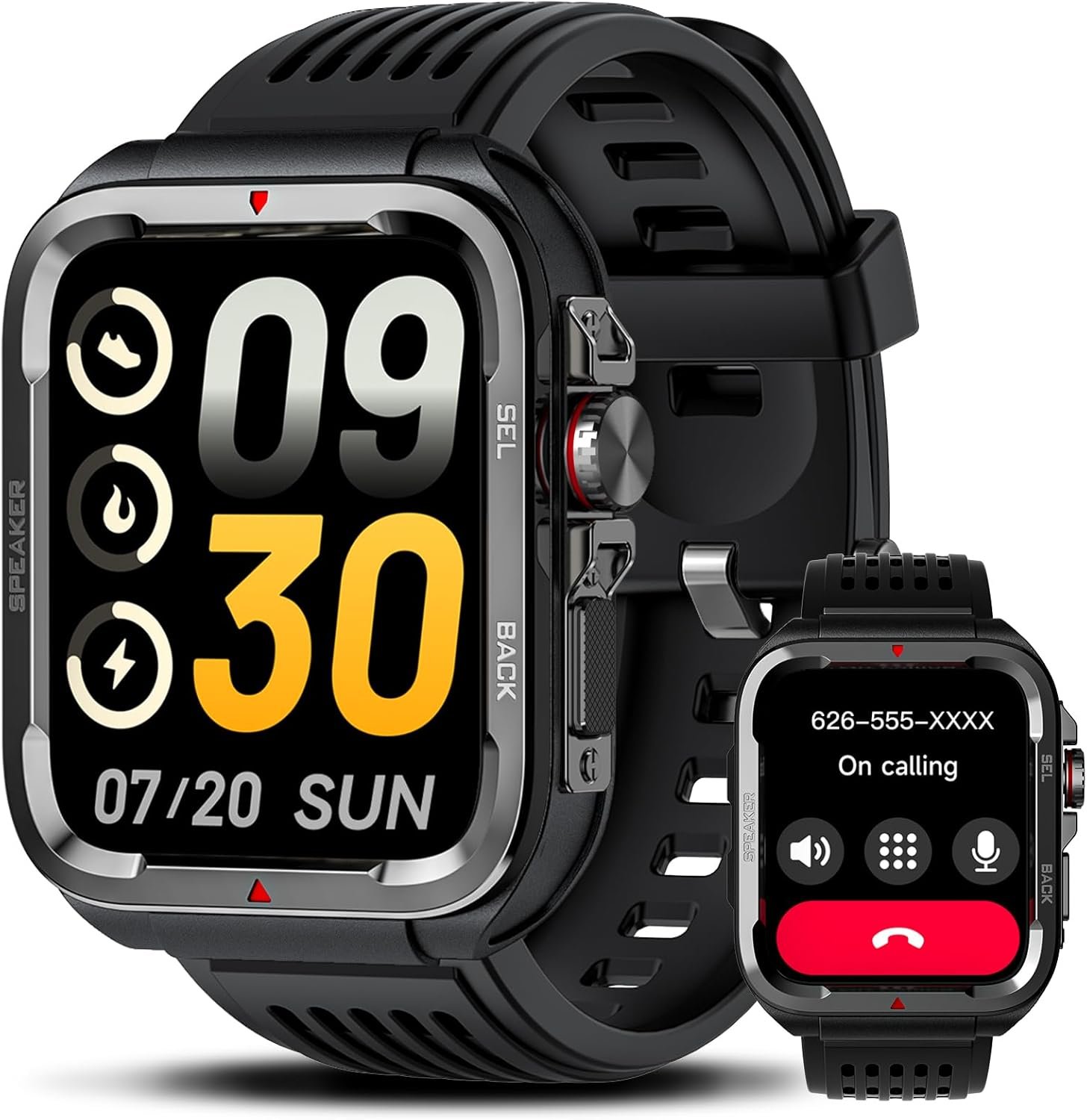 Smart Watch for Men Women (Answer/Make Call), 2025 New 1.8" HD SmartWatch, Fitness Watch with 120+ Sport Modes, IP68 Waterproof, Pedometer, Heart Rate/Sleep Monitor, Activity Tracker for Android iOS