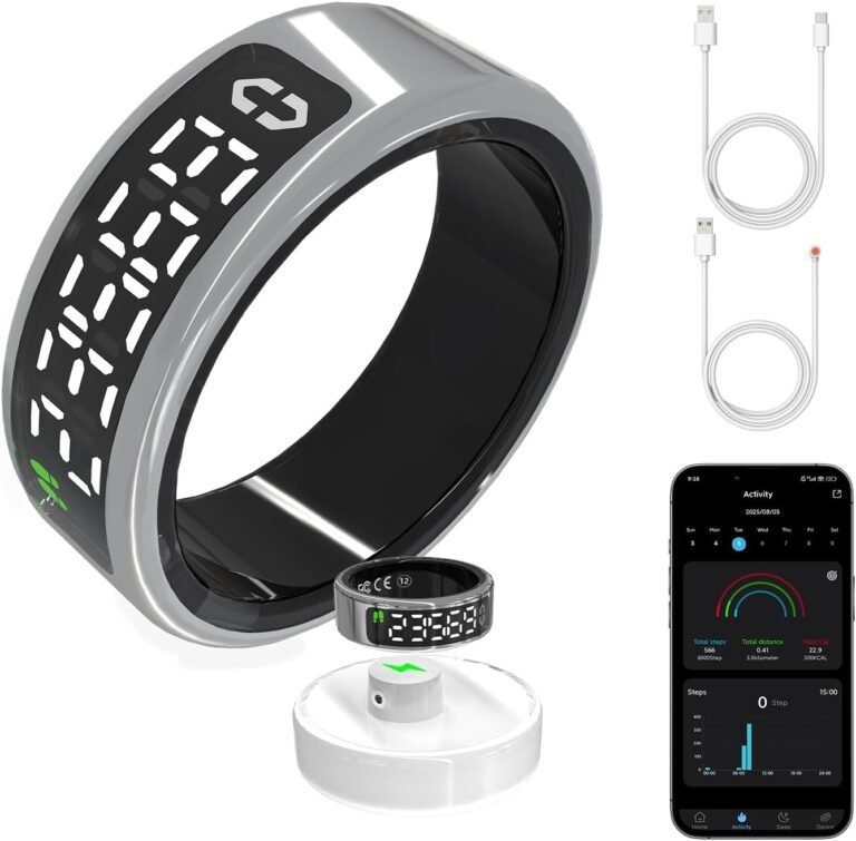 Smart Ring for Women Men Fitness Tracker with Health Monitoring and Long Battery Life