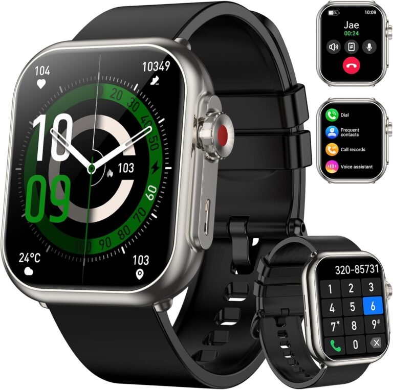 Smart Watch 1.85″ HD Fitness Tracker with 1000 mAh Battery Review for 2026