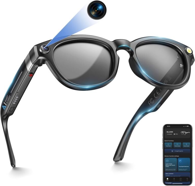 AI Smart Glasses with 8MP Camera: Real-Time Translation & Object Analysis for 2026