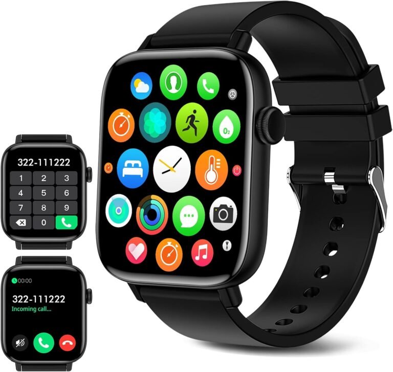 Smart Watch for Android iPhone with Blood Pressure Monitoring and 100+ Sports Modes