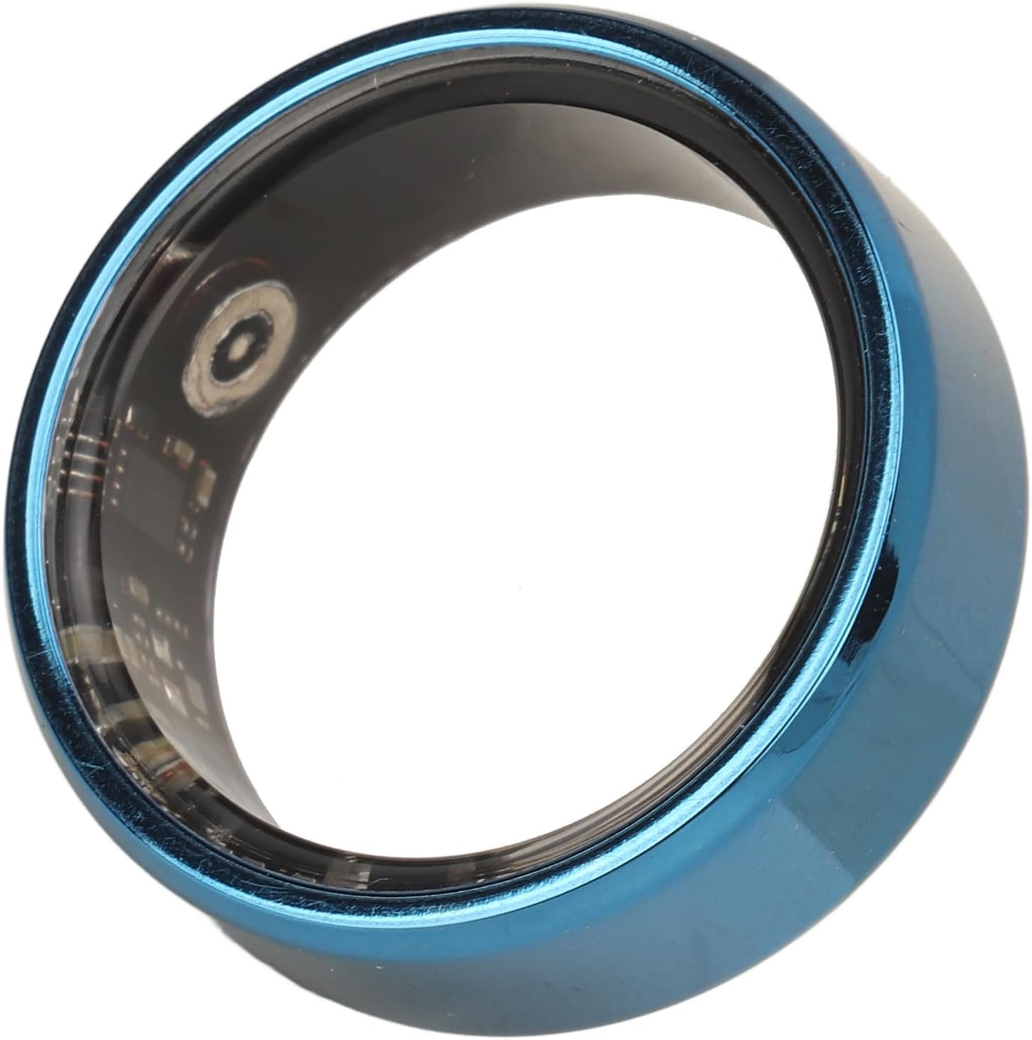 Health Tracker Smart Ring, Remote Camera Control Smart Health Ring Blue Exercise Data Monitoring with APP for Women Fitness (No. 10)