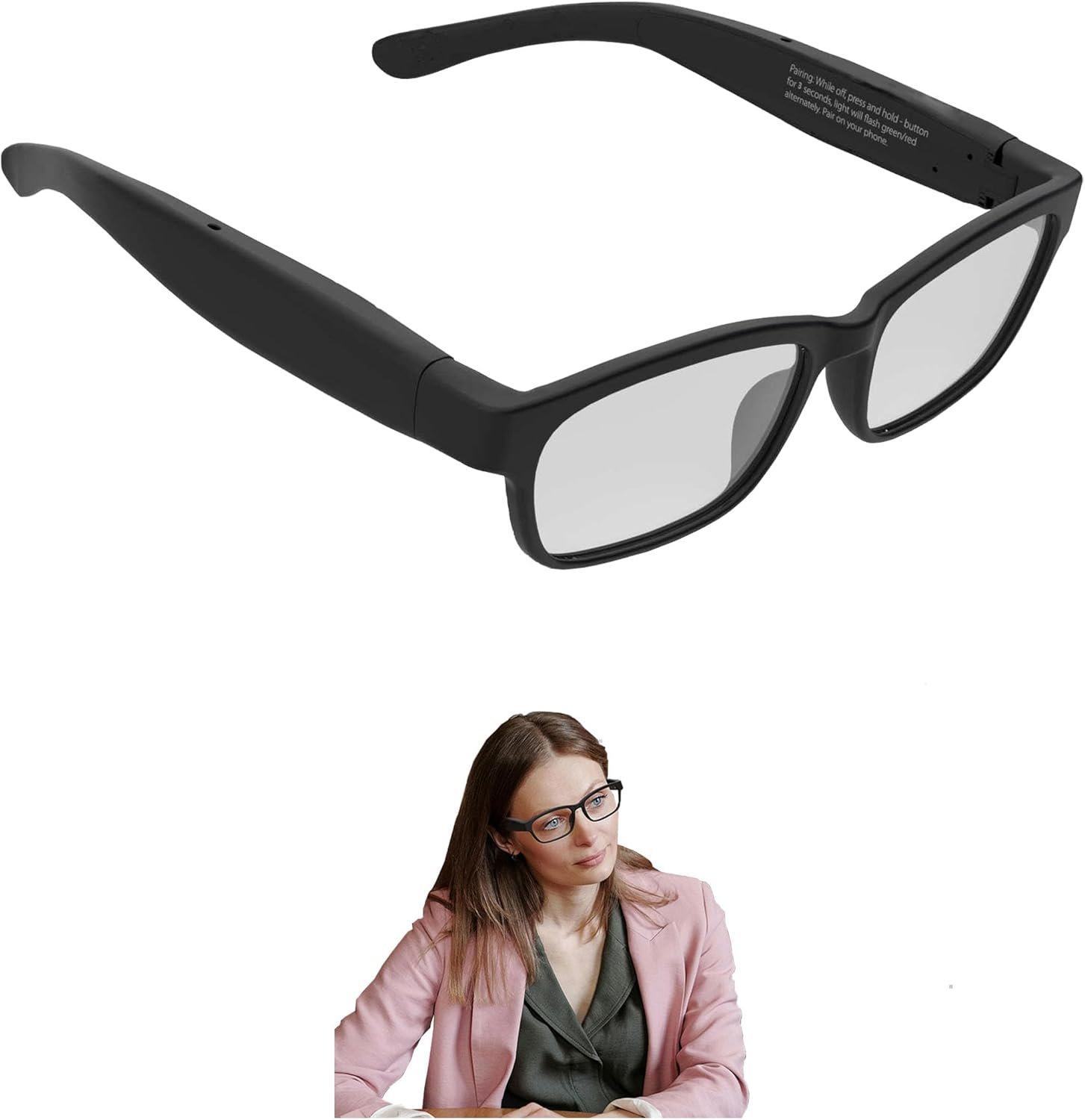 Bluetooth glasses 29g for Daily wear listen to the music voice control answer the phone Athletic/Outdoor