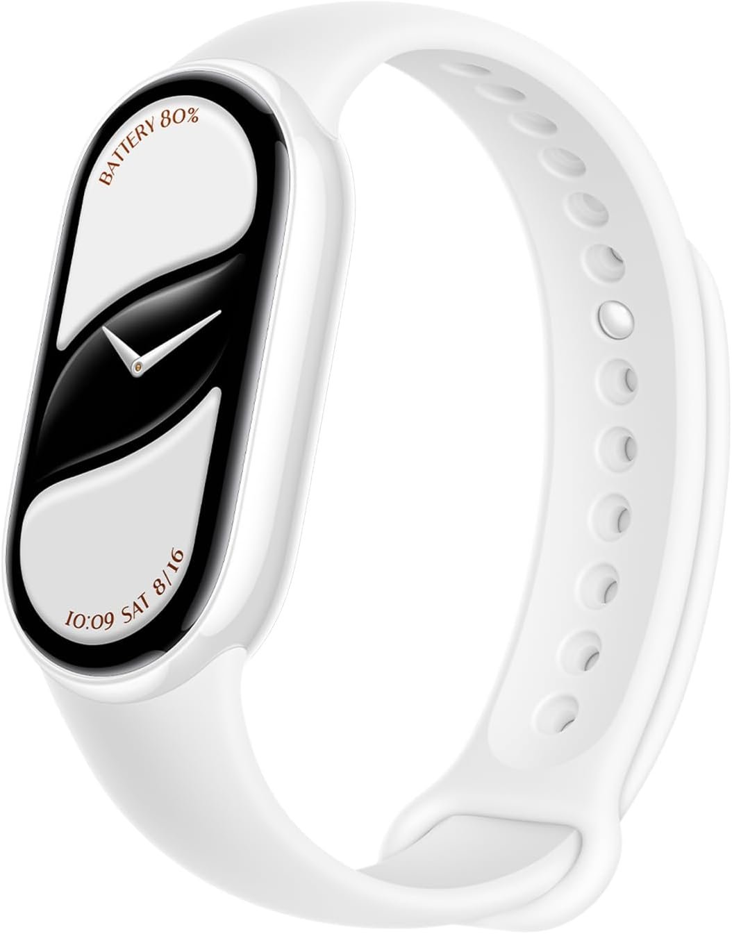 Xiaomi Mi Smart Band 10(2025) - Ceramic Edition - 1.72" AMOLED Display | 21 Days Battery Life | Touchscreen, Multi-Sport Tracker, Activity Tracker, Heart Rate Monitor | BT5.4 - Pearl White