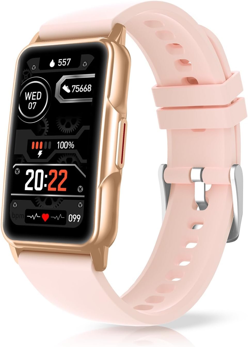 Health Fitness Tracker with 24/7 Heart Rate Blood Oxygen Blood Pressure Sleep Monitor 100 Sports Modes Step Calorie Counter