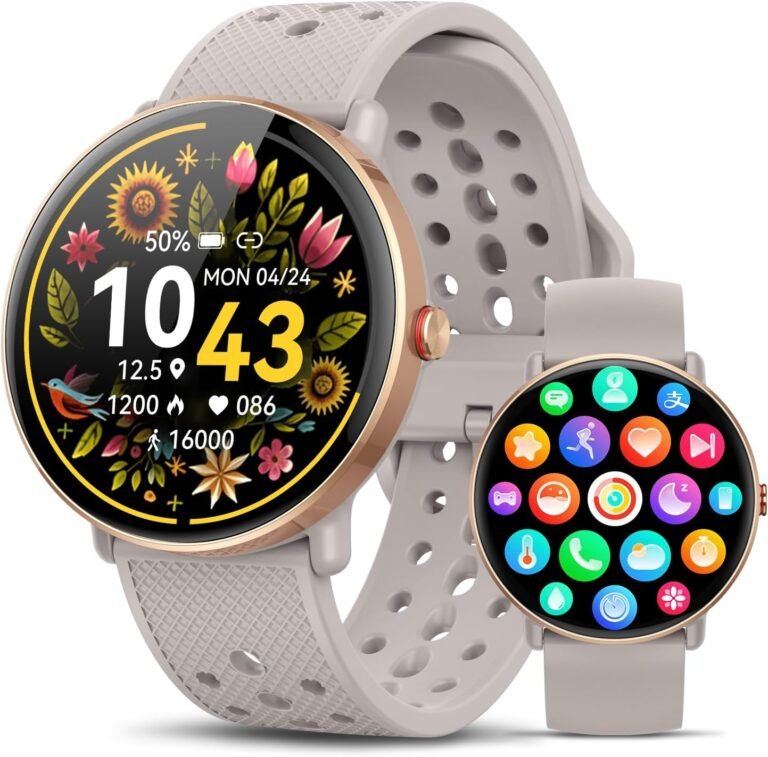 Round Smartwatch with 112+ Sport Modes and IP68 Waterproofing for 2026