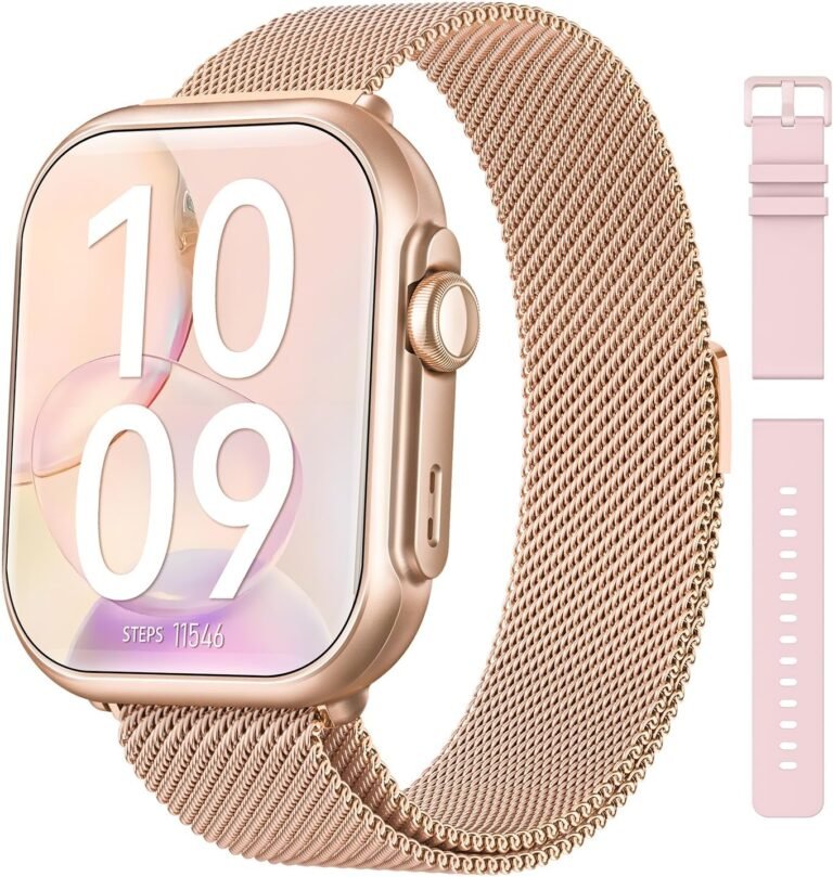 Smart Watch for Women Men Fitness: 30-Day Battery & Health Tracking