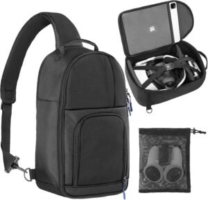 Pakvoke VR Case for Quest 3, Quest 2, Vision Pro: Waterproof Protection and Storage