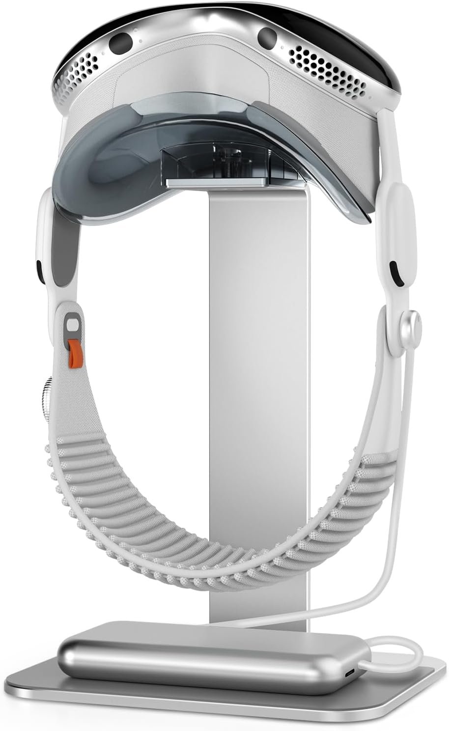 UPERGO Dock Stand for Apple Vision Pro, VR Headset Display Stand with Battery Holder