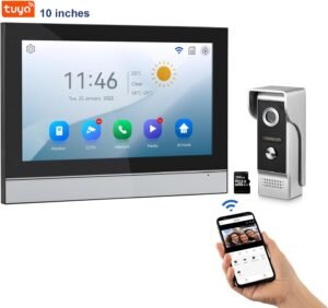 WiFi Wired Video Doorbell System Review: 10-Inch HD Monitor with Night Vision and Smart Home Integration