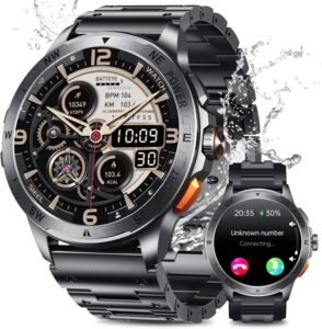 Smart Watch for Men with Call & Health Tracking Features