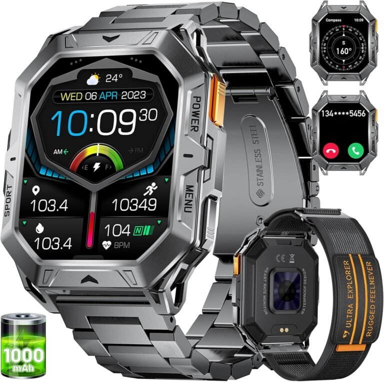 LIGE TX1 Smart Watch Review: 1000mAh Battery, 2.13″ AMOLED Screen, 110 Sports Modes