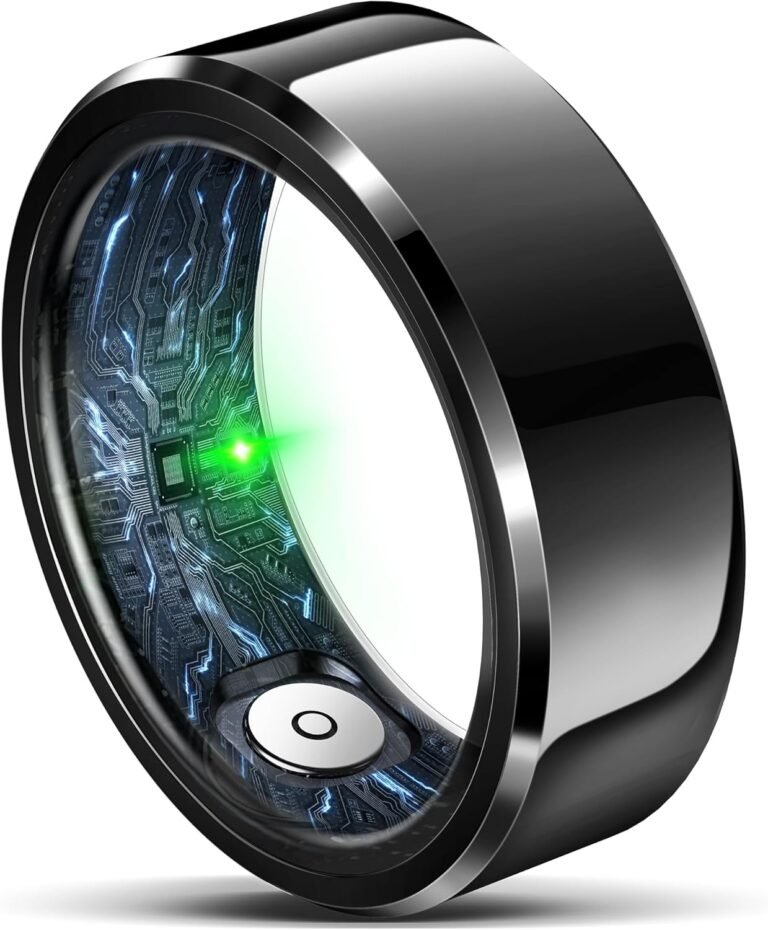 Smart Ring for Women Men: Modern Fitness Tracker with Sleep Monitoring, Health Metrics, and Waterproof Design