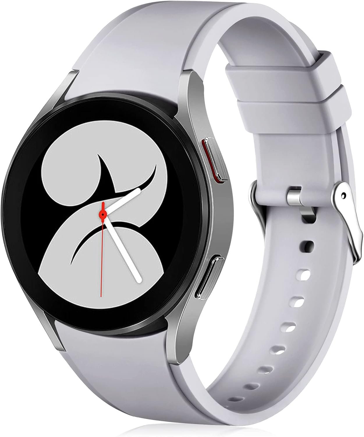 Lerobo No Gap Band Compatible With Samsung Galaxy Watch 7 5 4 6 (44mm 40mm), Watch 5 Pro (45mm), 4 Classic (46mm 42mm) - 20mm Quick Release Sport Replacement for Women Men