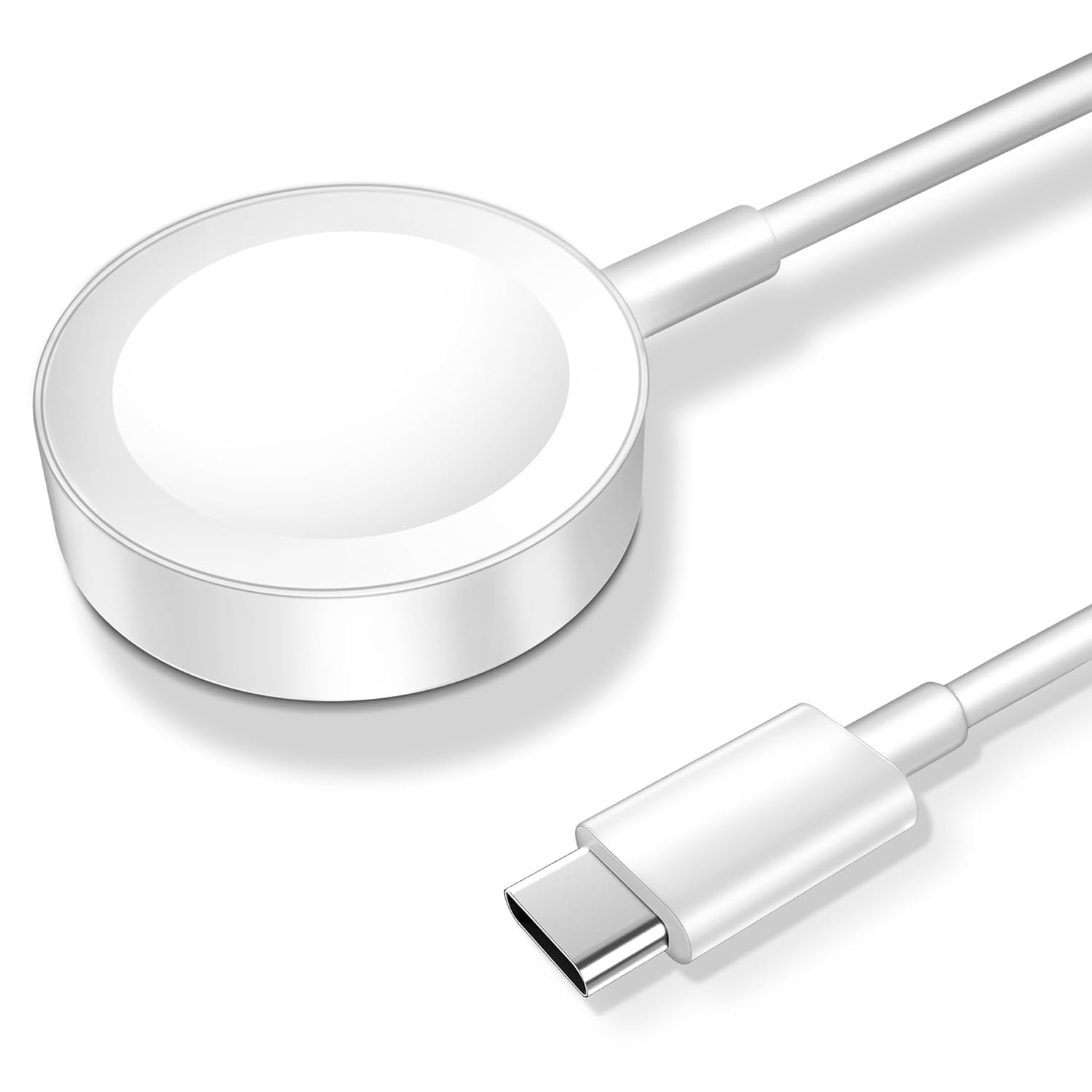 𝟐𝟎𝟐𝟔 𝐔𝐩𝐠𝐫𝐚𝐝𝐞𝐝 Magnetic Charging Cable for Apple Watch Charger,[USB C Port] Wireless Charging Cable Compatible with iWatch Series Ultra/10/9/8/7/6/SE/SE2/5/4/3/2[3.3FT/1M]-White