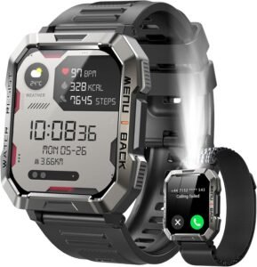 IOWODO W60 Military Smart Watch for Men (Answer/Make Calls) Review